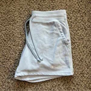 Champion Women's Sweat shorts in Light Blue